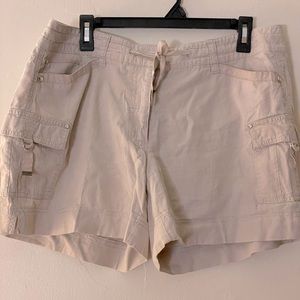 WHBM cargo shorts size 12